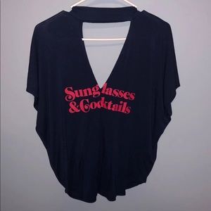 Women’s Express cutout shirt